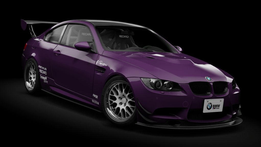 BMW M3 E92 AEGIS Spec, skin Dark_Plum
