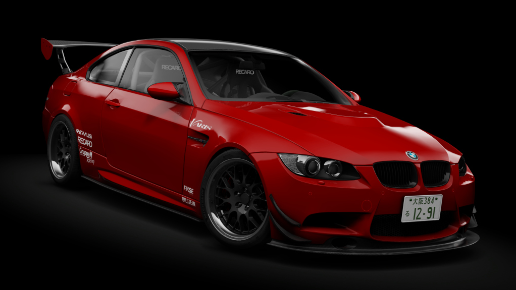 BMW M3 E92 AEGIS Spec, skin RiZe_Red
