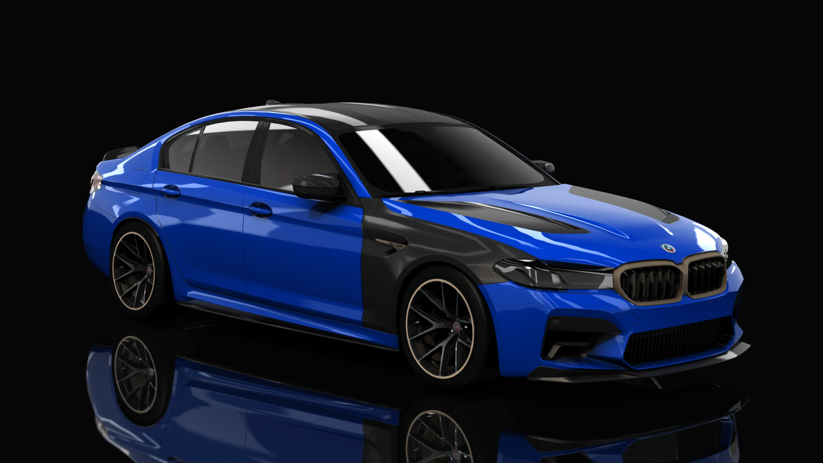 BMW M5 CS F90 Tuned, skin 07_Marina Bay Blue Metallic