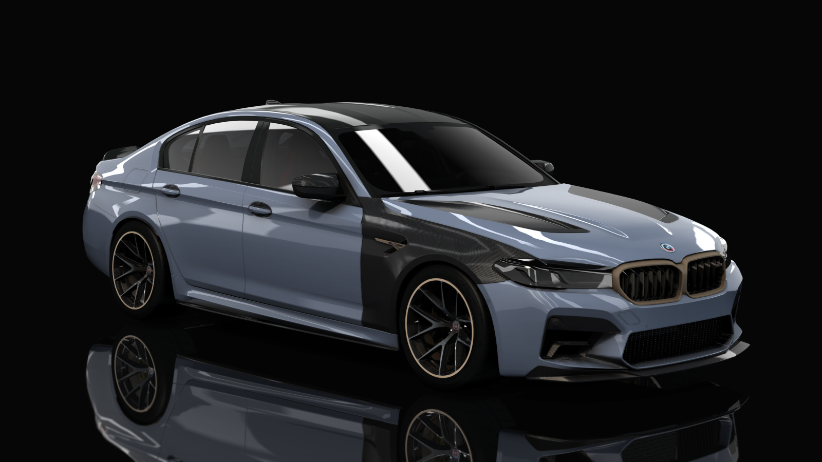 BMW M5 CS F90 Tuned, skin 08_Skyscraper Grey Metallic