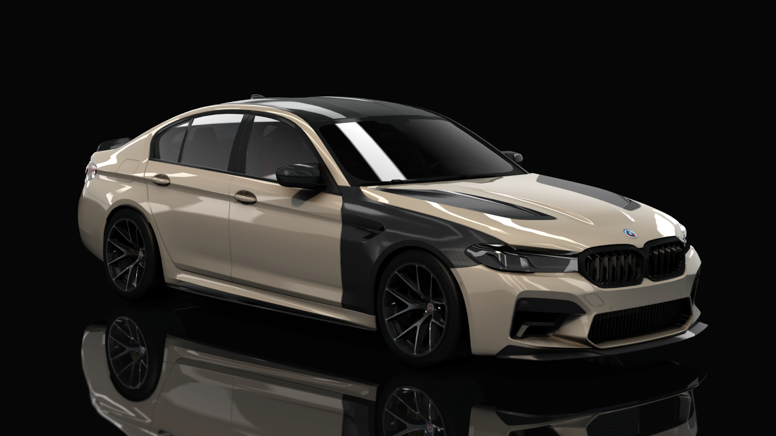 BMW M5 CS F90 Tuned, skin 11_Alvite Grey Metallic Black Accents