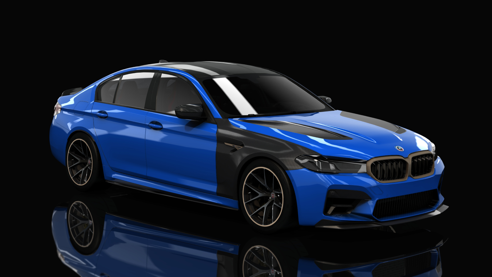 BMW M5 CS F90 Tuned, skin 13_Sonic Speed Blue Metallic