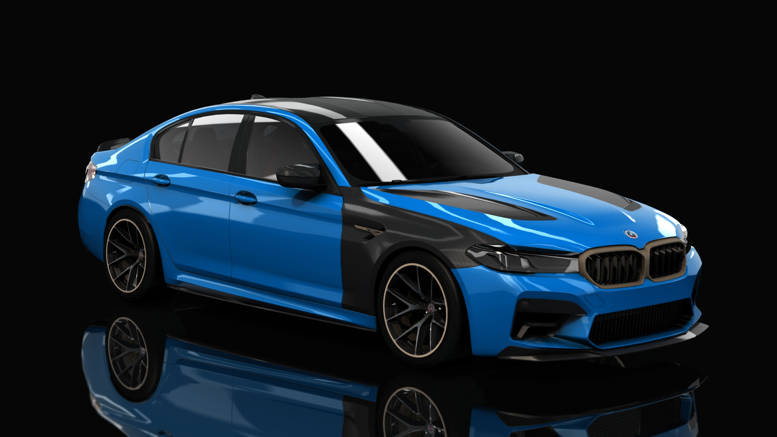 BMW M5 CS F90 Tuned, skin 17_Daytona Beach Blue