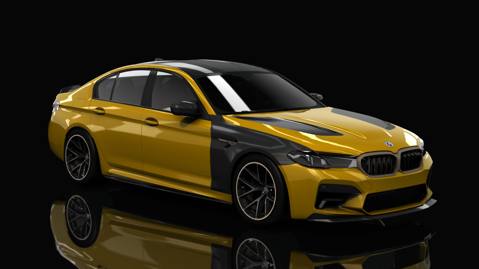BMW M5 CS F90 Tuned, skin 18_Speed Yellow