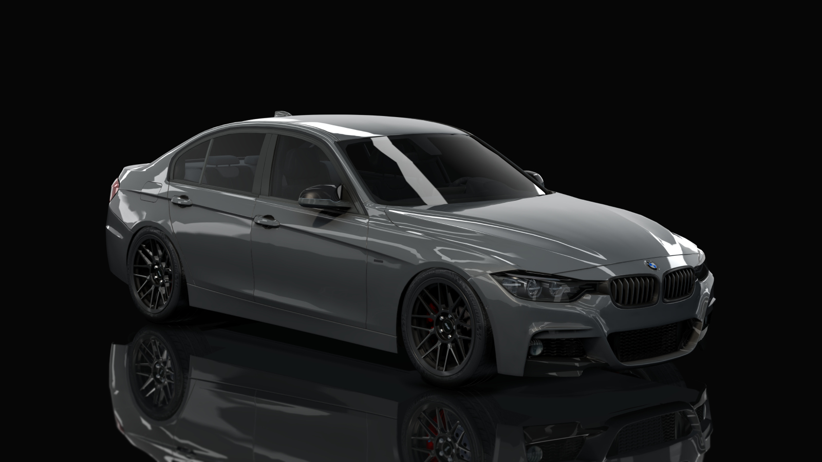 BMW F30 340i Pure800, skin 05 - BMW Individual Silver Grey metallic