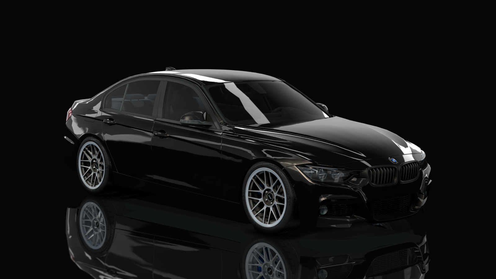 BMW F30 340i Pure800, skin 07 - BMW Individual Carbon Black metallic