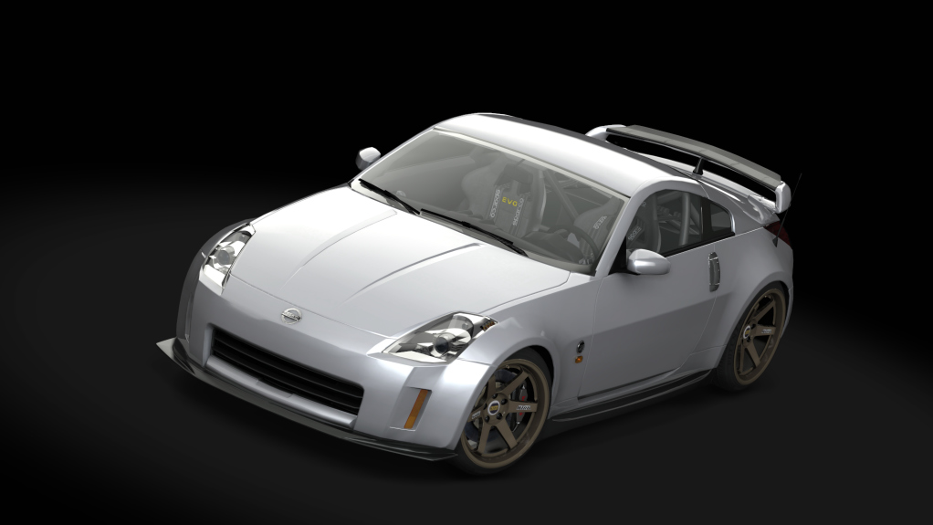 Legend Garage Nissan 350Z Stage 1, skin silver_alloy