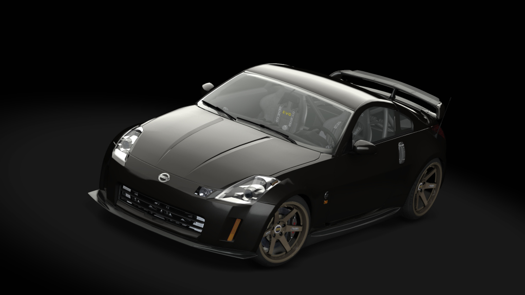 Legend Garage Nissan 350Z Turbo, skin 01_magnetic_black_met