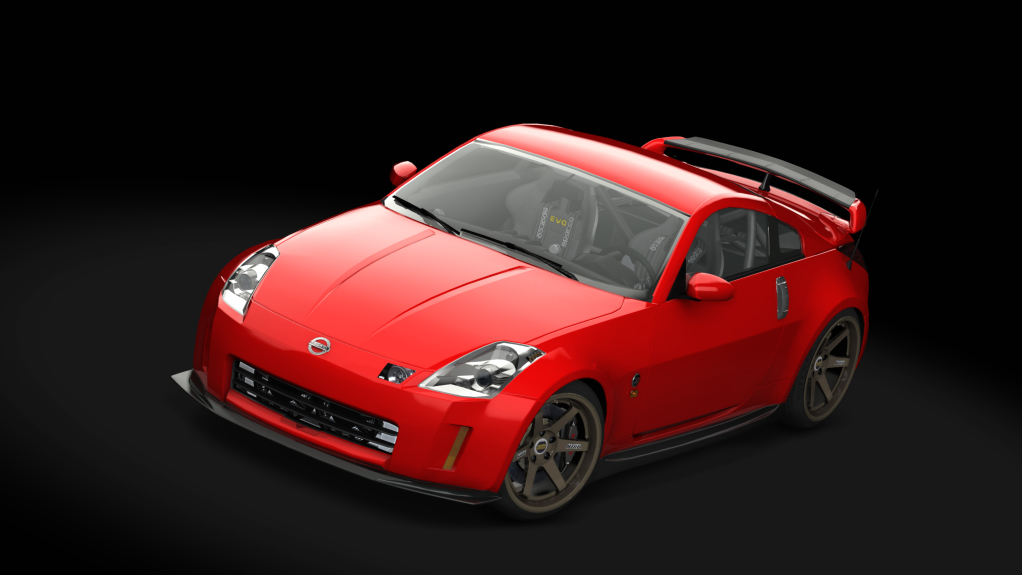 Legend Garage Nissan 350Z Turbo, skin 02_solid_red_solid