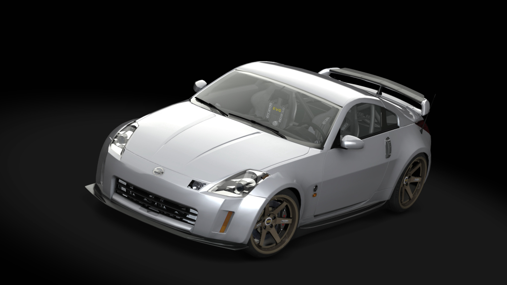 Legend Garage Nissan 350Z Turbo, skin silver_alloy