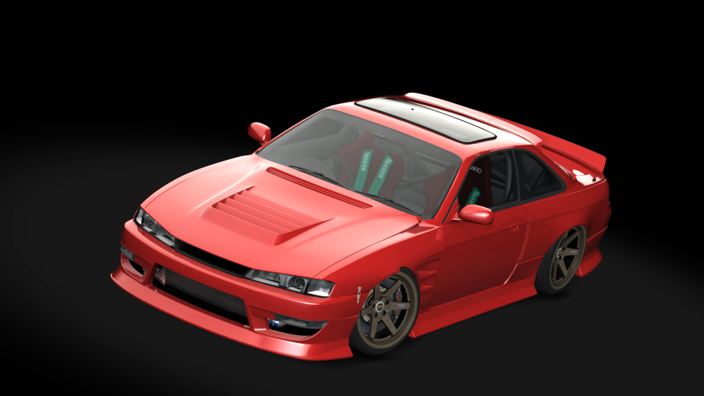 Legend Garage Nissan S14, skin Aztec_Red