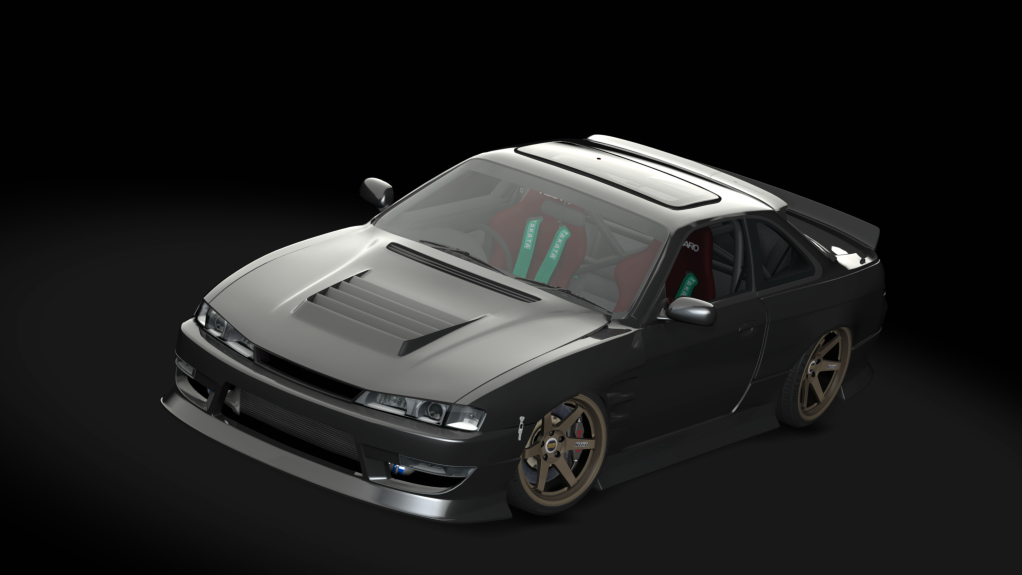 Legend Garage Nissan S14, skin Black_Pearl