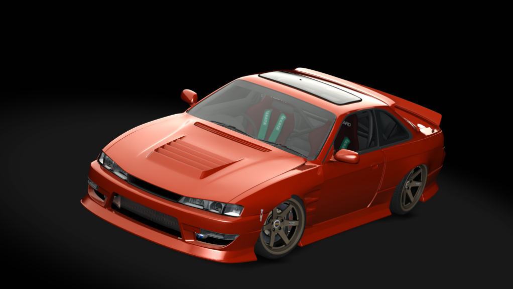 Legend Garage Nissan S14, skin Cherry_Red