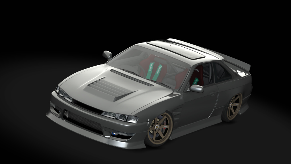 Legend Garage Nissan S14, skin Dark_Grey