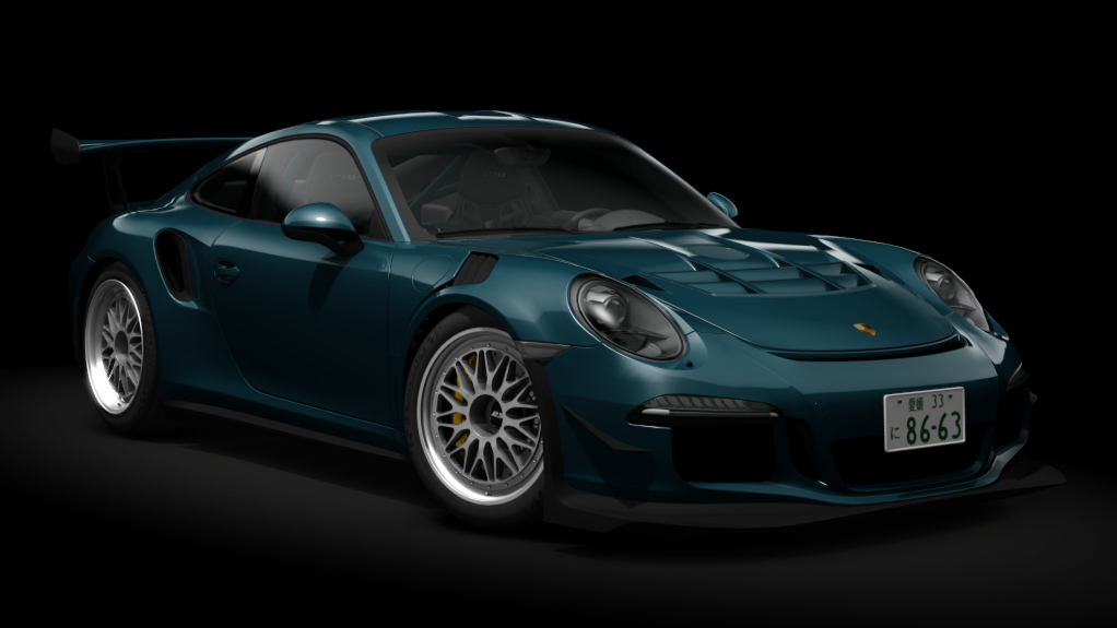 Porsche 911 (991) GT3 RS Custom, skin fjord_green