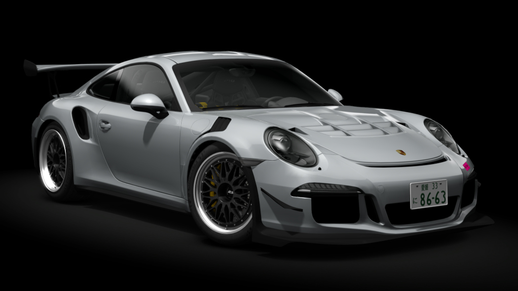 Porsche 911 (991) GT3 RS Custom, skin gt_silver_metallic