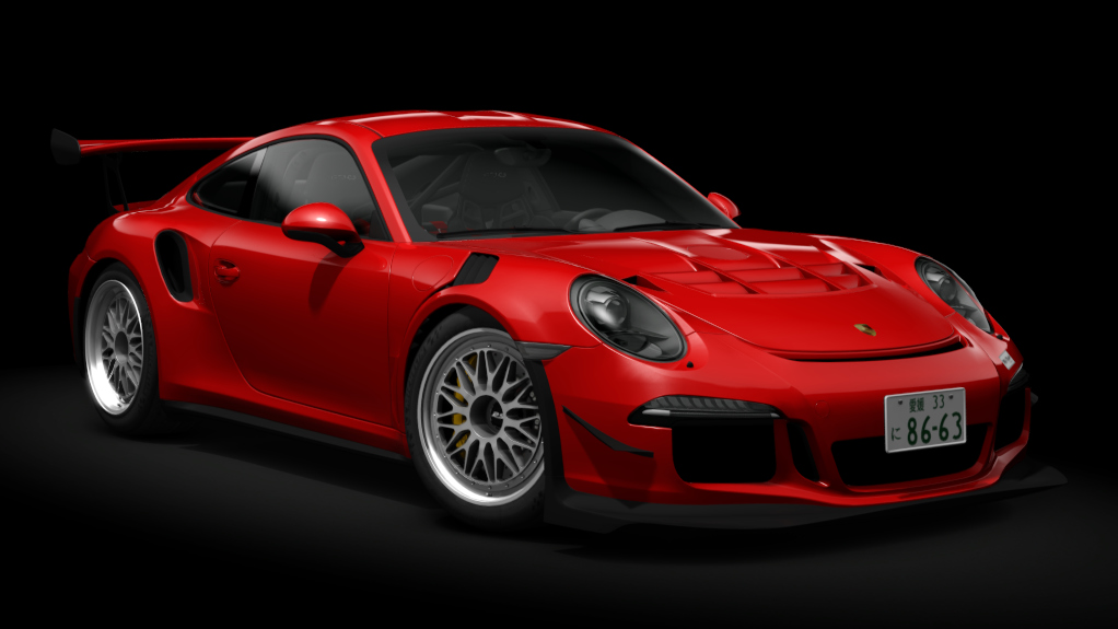 Porsche 911 (991) GT3 RS Custom, skin guards_red