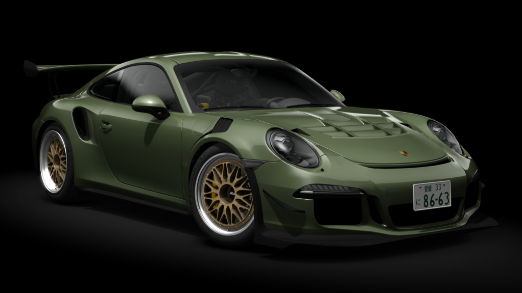 Porsche 911 (991) GT3 RS Custom, skin nato_olive_green