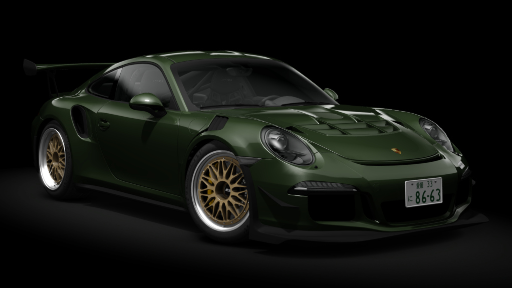 Porsche 911 (991) GT3 RS Custom, skin oak_green