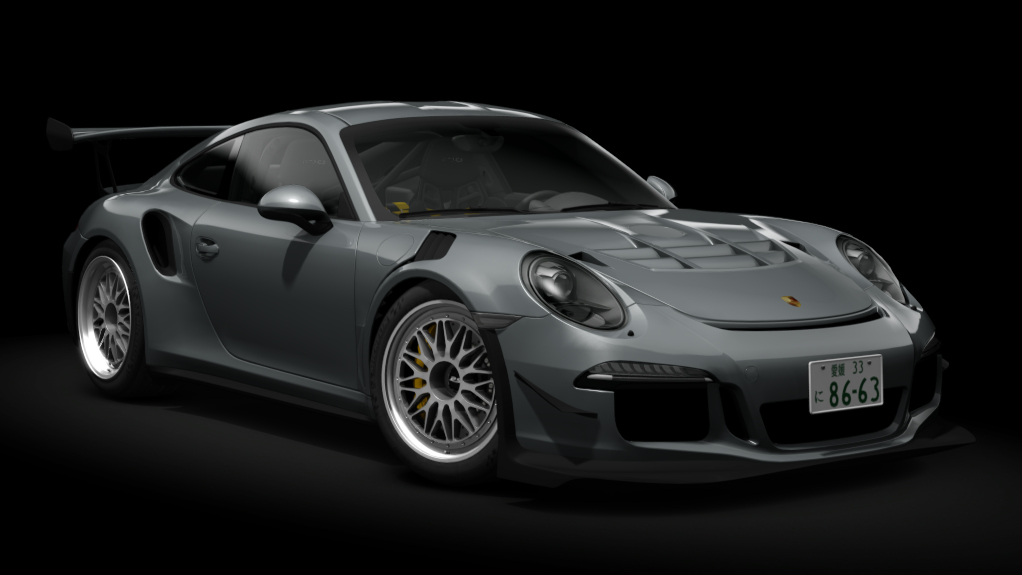 Porsche 911 (991) GT3 RS Custom, skin quartzite_grey_metallic