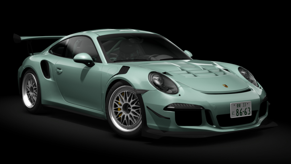 Porsche 911 (991) GT3 RS Custom, skin radium_green