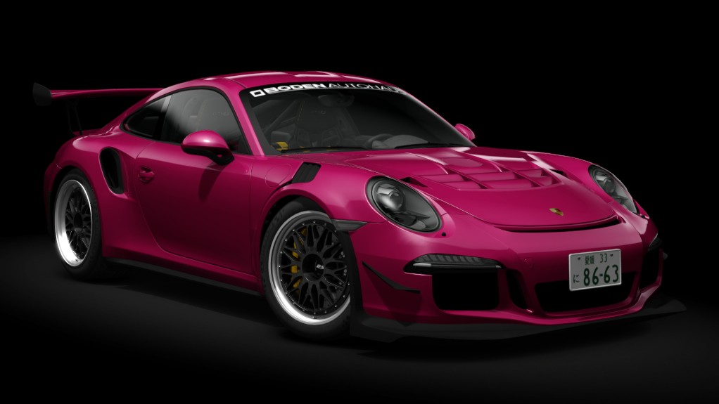 Porsche 911 (991) GT3 RS Custom, skin rubystone_red