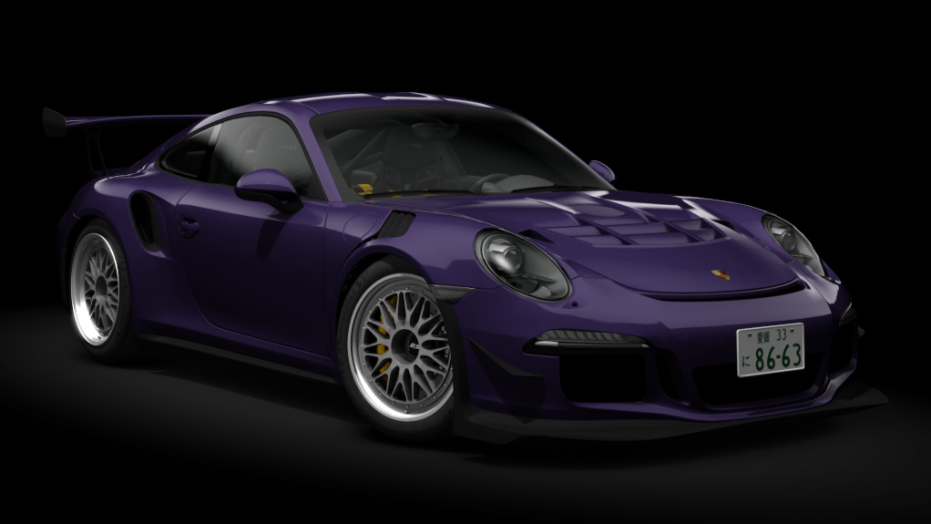 Porsche 911 (991) GT3 RS Custom, skin ultraviolet