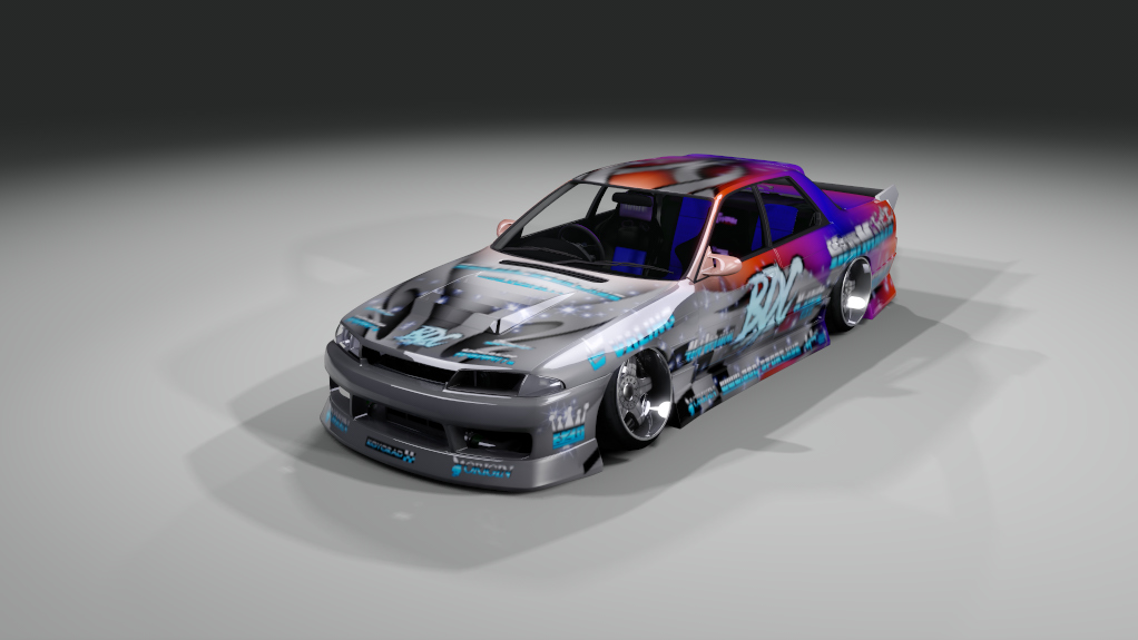 - BDC - Street v4 - R32, skin BDC Red Blue