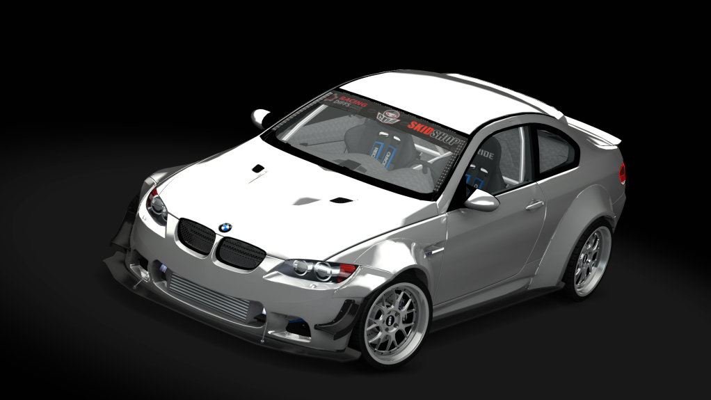 CDA BMW E92, skin CDA-redblack