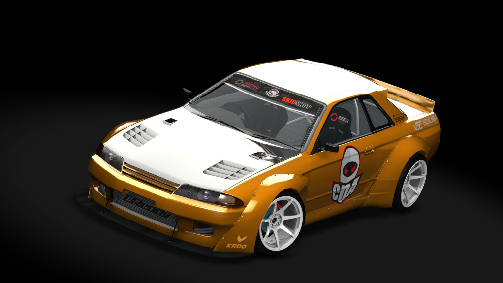 CDA NISSAN SKYLINE R32, skin CDA-orange