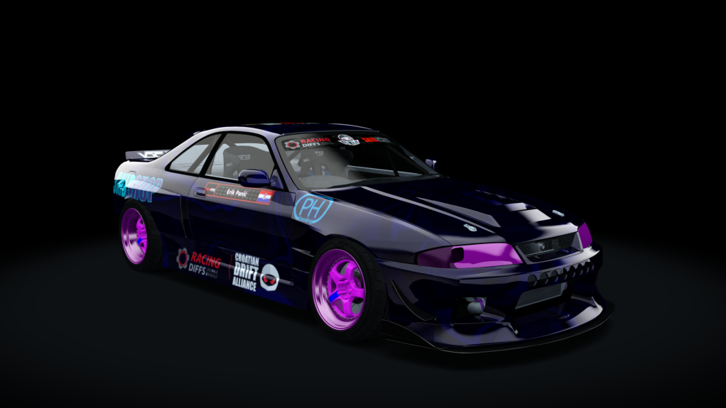 CDA NISSAN SKYLINE R33, skin Pani