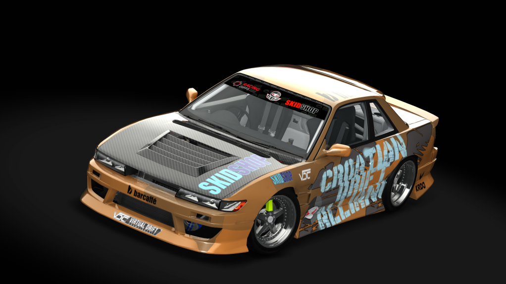 CDA NISSAN S13, skin CDA_brown