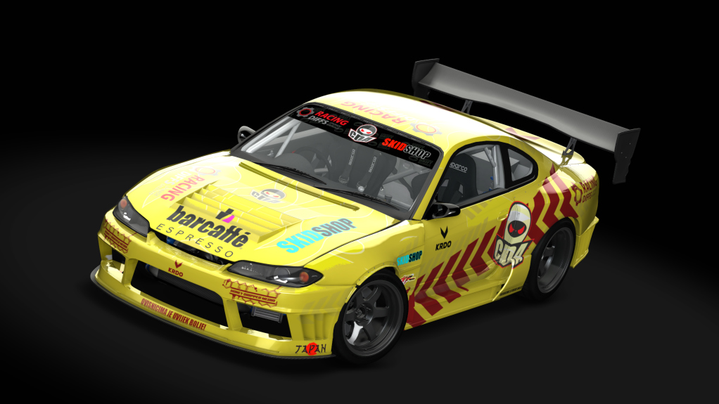 CDA NISSAN S15, skin CDA_zuti