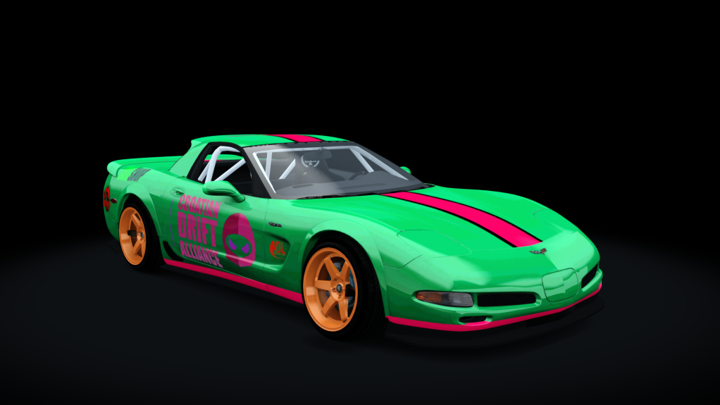 CDA PRO-AM Corvette C5, skin CDA V2