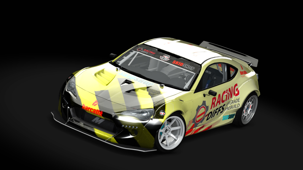 CDA TOYOTA GT86, skin CDA-Racingdiffszuti