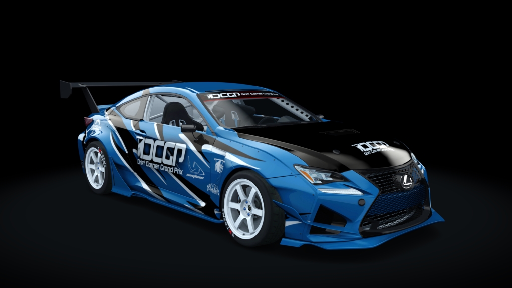 DCGP 11 LEXUS RCF, skin blue