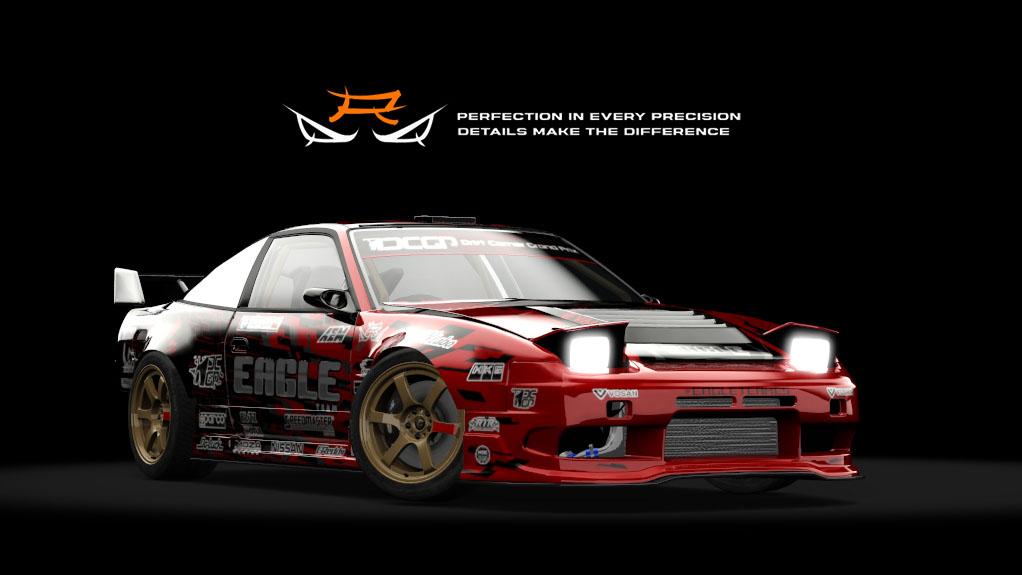 DCGP 11 NISSAN 180sx, skin DCGP-19208-432-93-67360e748e21c