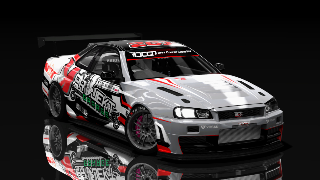 DCGP 11 NISSAN R34, skin DCGP-19232-434-93-6737cf638cb78