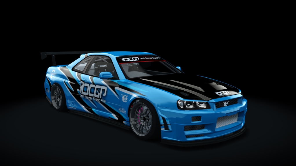 DCGP 11 NISSAN R34, skin blue