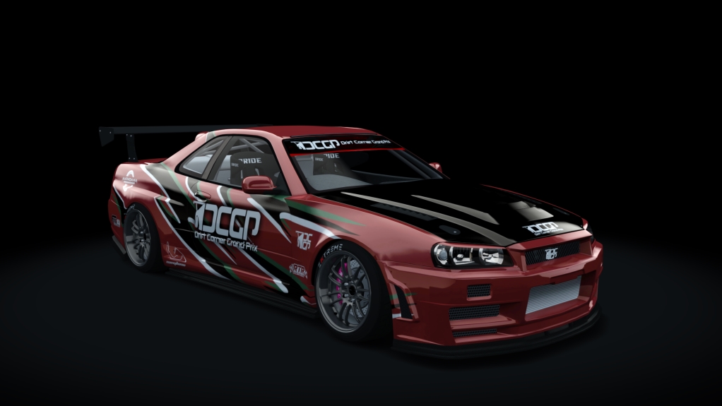 DCGP 11 NISSAN R34, skin red