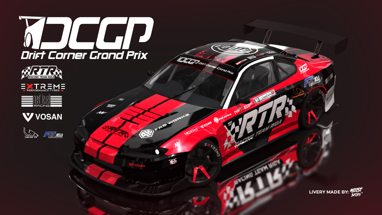 DCGP 11 NISSAN S15, skin DCGP-19028-435-93-673761afb055e