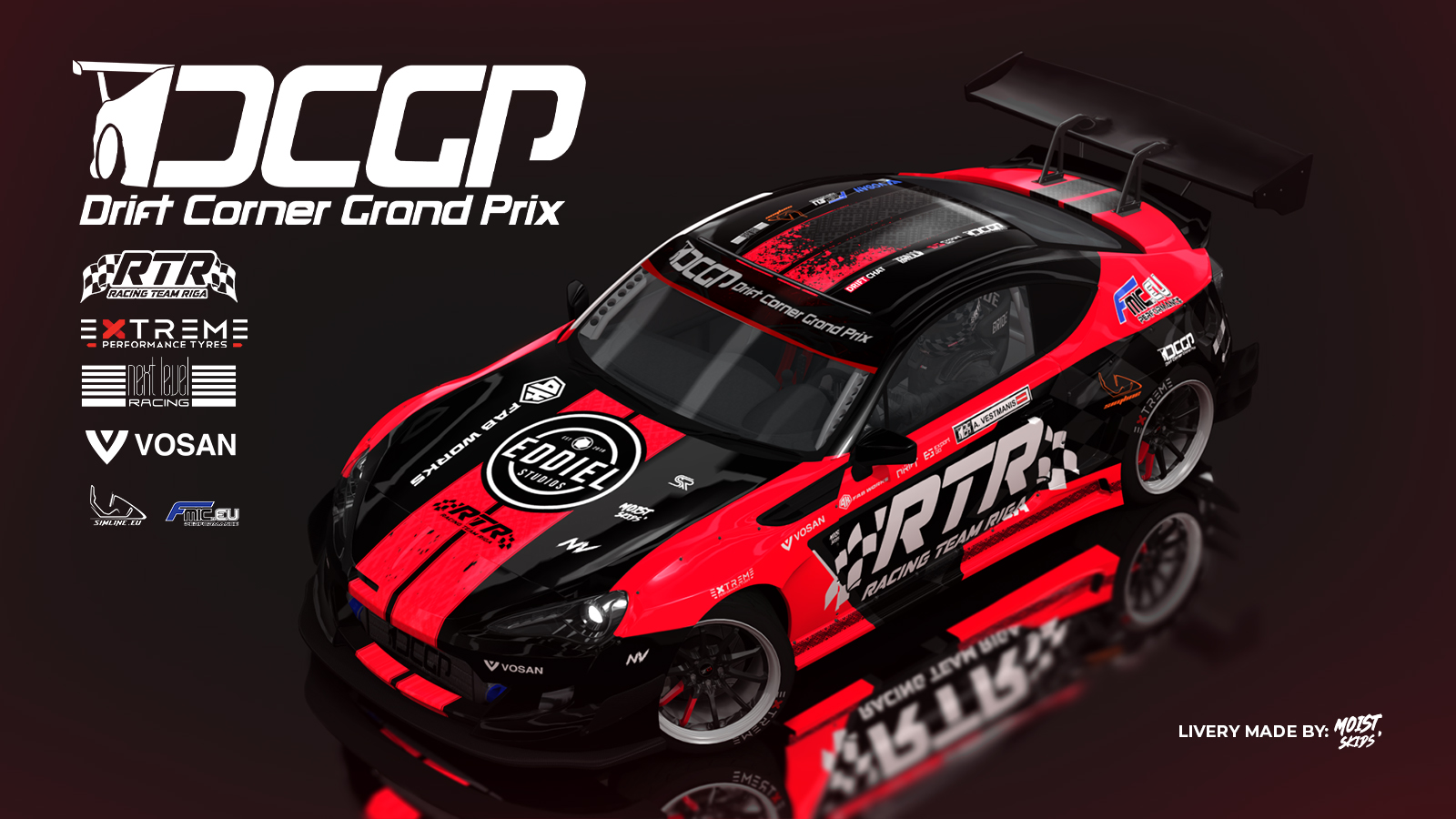 DCGP 11 TOYOTA GT86, skin DCGP-19002-436-93-67379f6d5dfa4