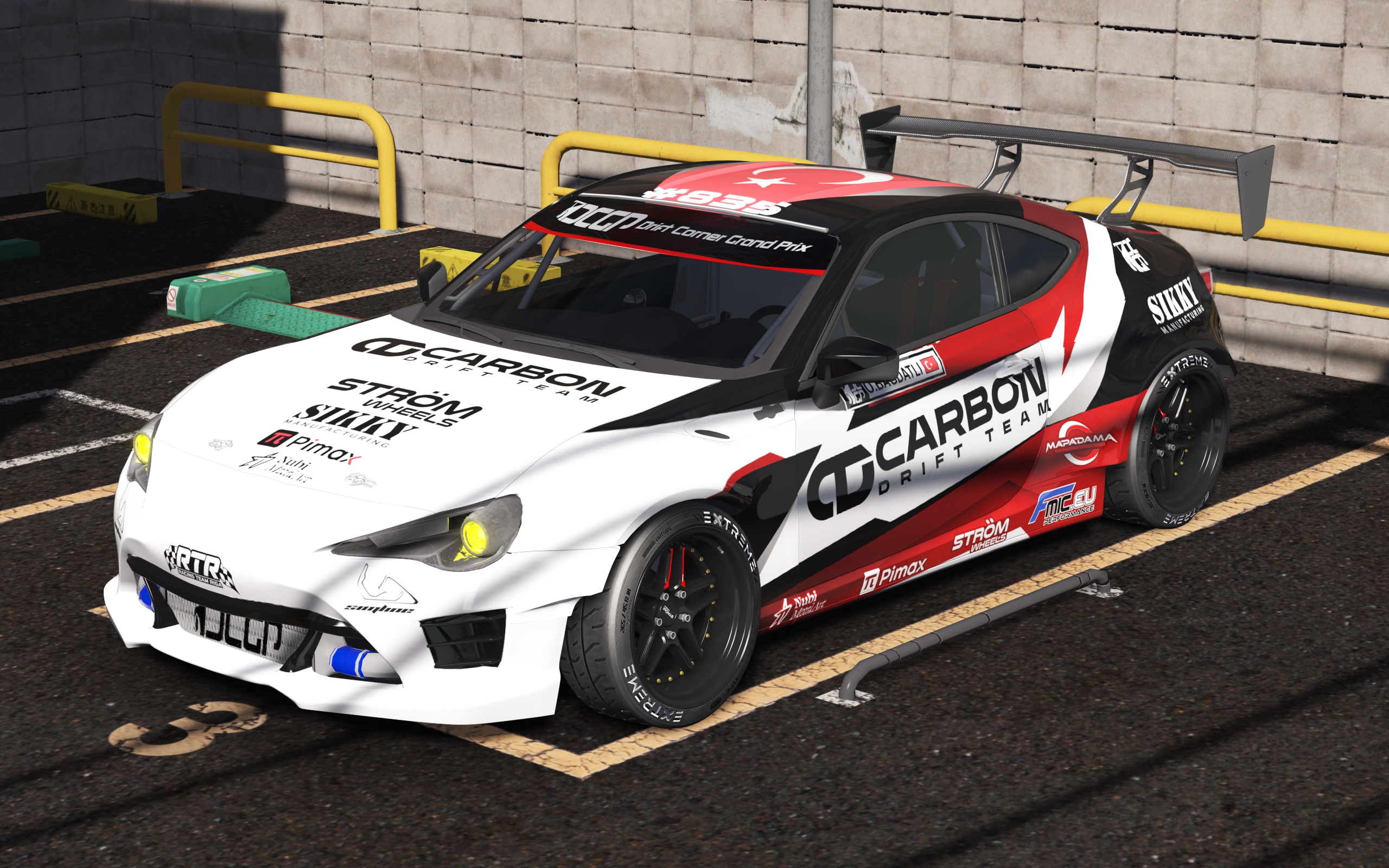 DCGP 11 TOYOTA GT86, skin DCGP-19015-436-93-67351342ae87e