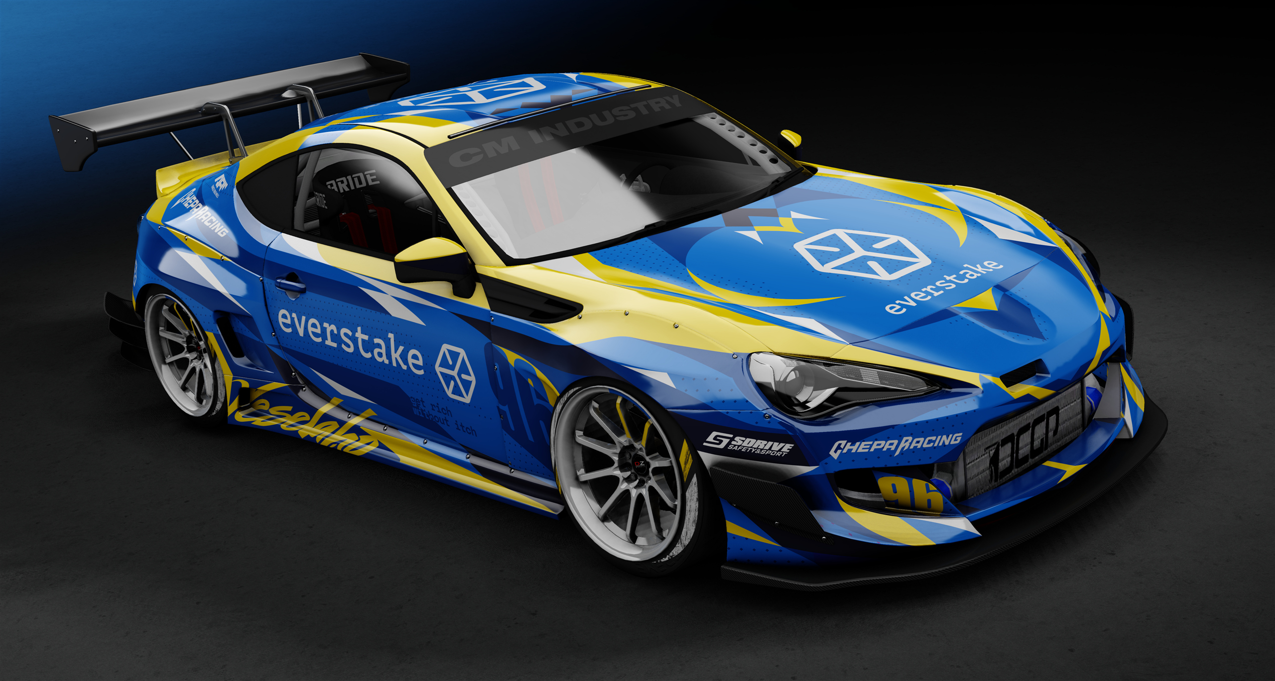 DCGP 11 TOYOTA GT86, skin DCGP-19196-436-93-673250f09631e