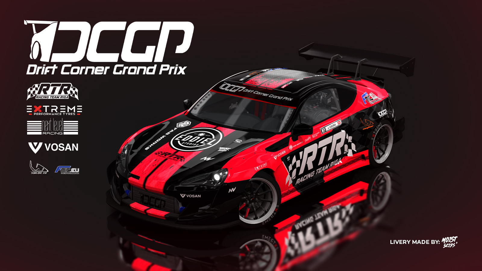 DCGP 11 TOYOTA GT86, skin DCGP-19247-436-93-6738cbac33956