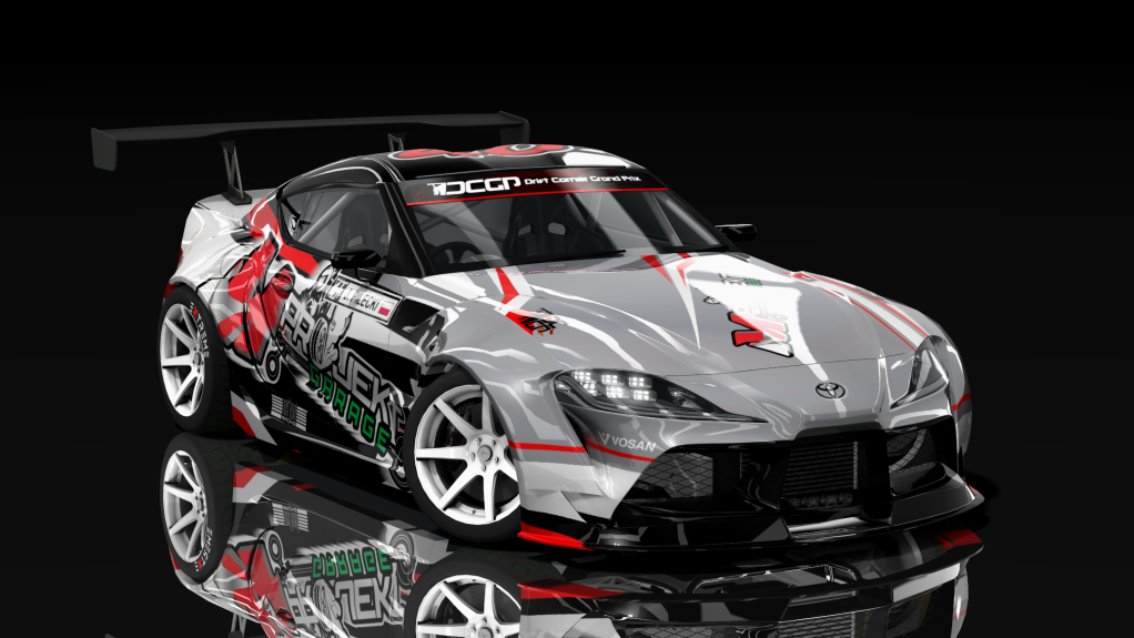 DCGP 11 TOYOTA SUPRA, skin DCGP-19043-438-93-6737b5b99f3ed