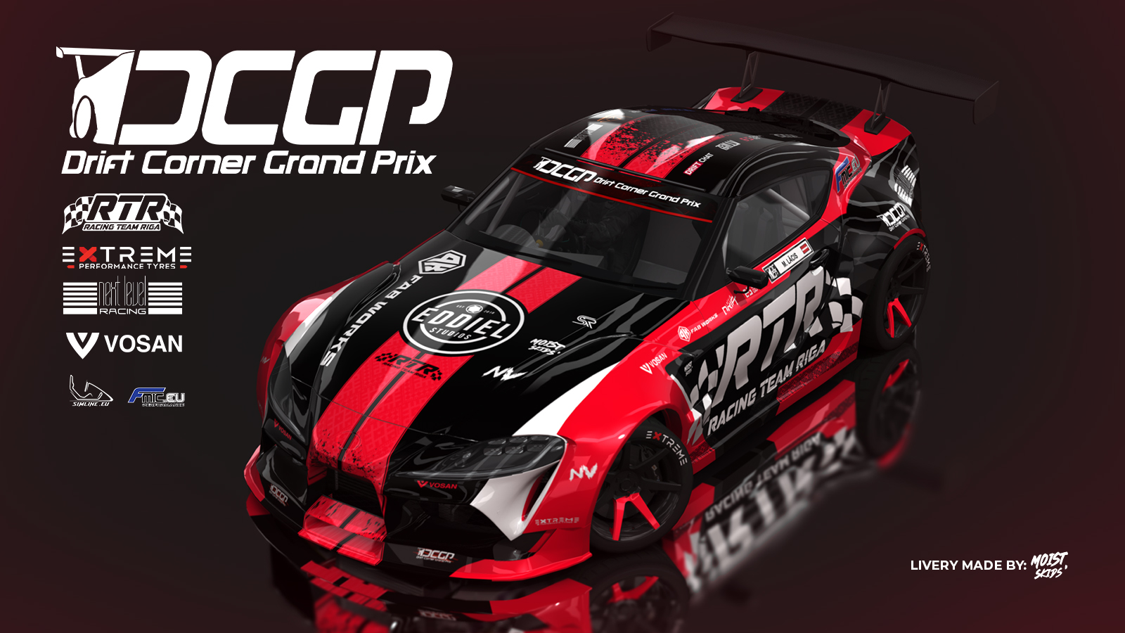 DCGP 11 TOYOTA SUPRA, skin DCGP-19218-438-93-6738ca098d3de