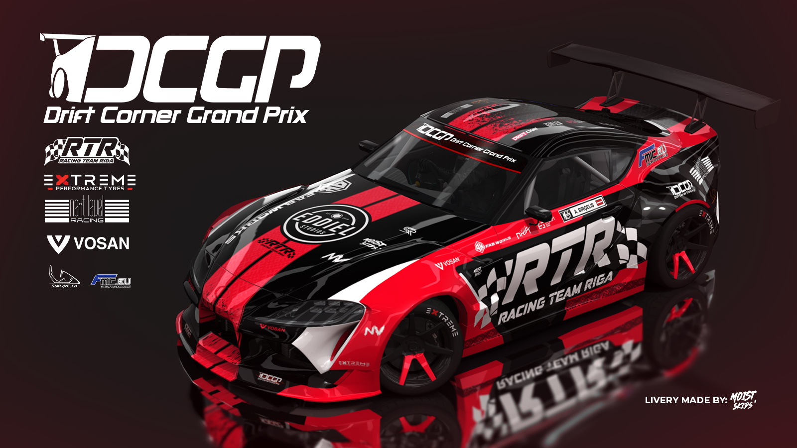 DCGP 11 TOYOTA SUPRA, skin DCGP-19245-438-93-67375b1f60297