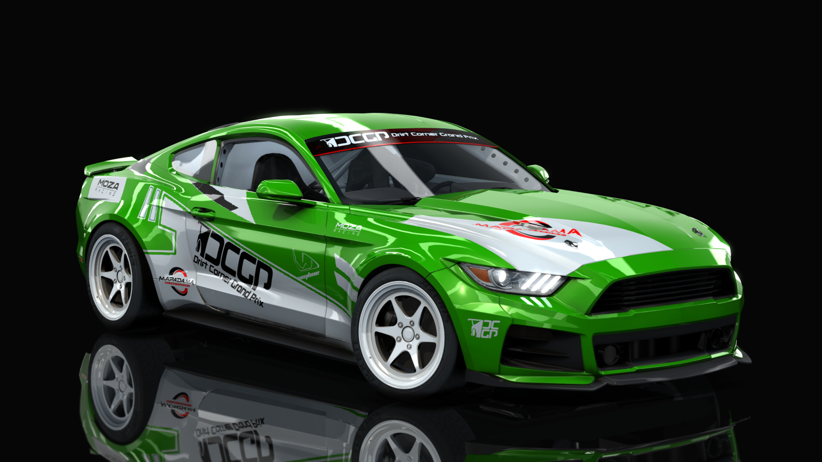 DCGP S9 FORD MUSTANG, skin green