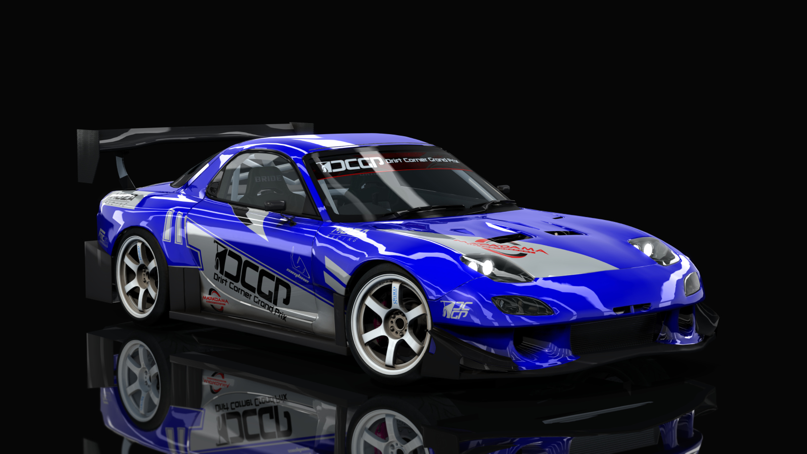 DCGP S9 MAZDA RX7, skin blue